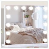 LED Vanity Mirror with Lights, 19.6" x 15.7"