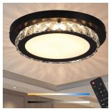 Dimmable LED Ceiling Light, 12Inch, 24W, Remote