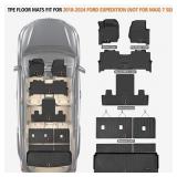 All Weather Car Floor Mats for 2018-2024 Ford