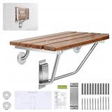 28 Inch Folding Shower Seat Wall Mounted
