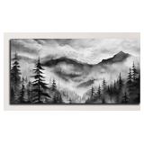 GUGIKA Mountain canvas Wall Art, 29x59 In