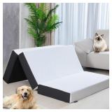 Mattress Topper, Full, Tri-fold, 73x52x6"