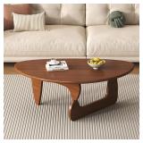 Desyifo mid century modern wood coffee table