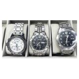 3pc Armitron & Nixon watches