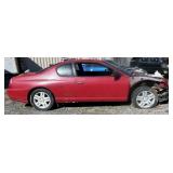 2007 Chevy Monte Carlo LT 2-d coupe, non-operable
