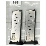 pair Walther CCP 9mm magazines