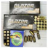 100rds assorted 185-230gr 45 Auto ammunition
