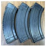 3pc AK magazines, 7.62x39mm