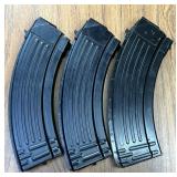 3pc AK magazines, 7.62x39mm