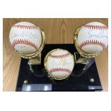 Hank Aaron, Ernie Banks & Willie McCovey baseballs