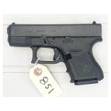 Glock 26 Gen 4 9mm pistol, excellent condition