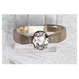 vintage '+/-1/2ct Diamond 14kt yellow gold ring