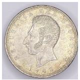 Ecuadorian 1943 72% silver 5 sucres