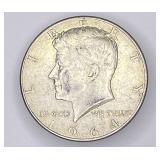 1964 Kennedy silver half dollar