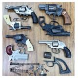 GUNSMITHING LOT: 7pc revolvers