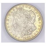 1921 Morgan silver dollar
