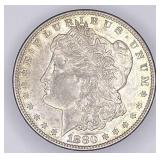 1880S Morgan silver dollar