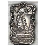 antique sterling match safe