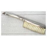 vintage silver backed clothing brush