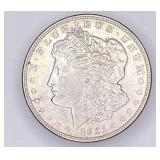 1921 Morgan silver dollar