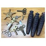 clock keys and weights