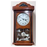 Polaris 15day 23.5" wall clock with key