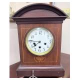 German 16.5" mantle clock with key