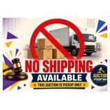 Shipping is NOT available for this auction