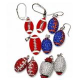 Alabama & Auburn earrings, pendants, charms