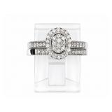 +/-1/4tcw Diamond 10kt white gold bridal set
