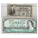 Currency: US Military Payment Certificate & Canada