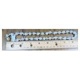 knotted Baroque Pearl necklace