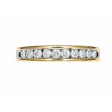 +/-1/4tcw Diamond 10kt yellow gold ring, size 7