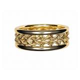 10kt yellow gold ring, size 7