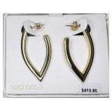 Carla 14kt yellow gold earrings, in box