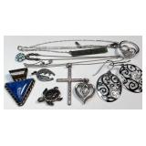 assorted estate sterling silver, 30g