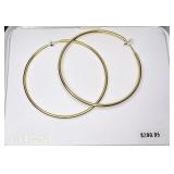 Carla 14kt yellow gold earrings, in box