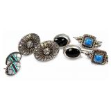 28g sterling earrings