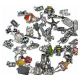74g sterling pendants & charms