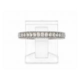 Diamond 14kt white gold ring, size 6.5