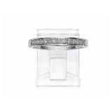 Diamond 14kt white gold ring, size 7