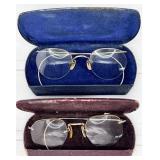 gold filled vintage spectacles