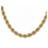 14kt yellow gold 18" necklace