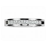 +/-1/3tcw Diamond 14kt white gold ring, size 6.5