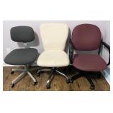 3pc rolling chairs