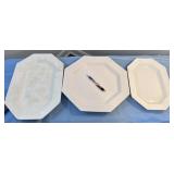 assorted serving ware