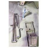 trailer jack, brackets, etc