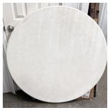 46" plastic top round folding table