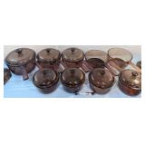 28pc Corning Visions cookware