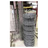 grates and rolled wire fencing